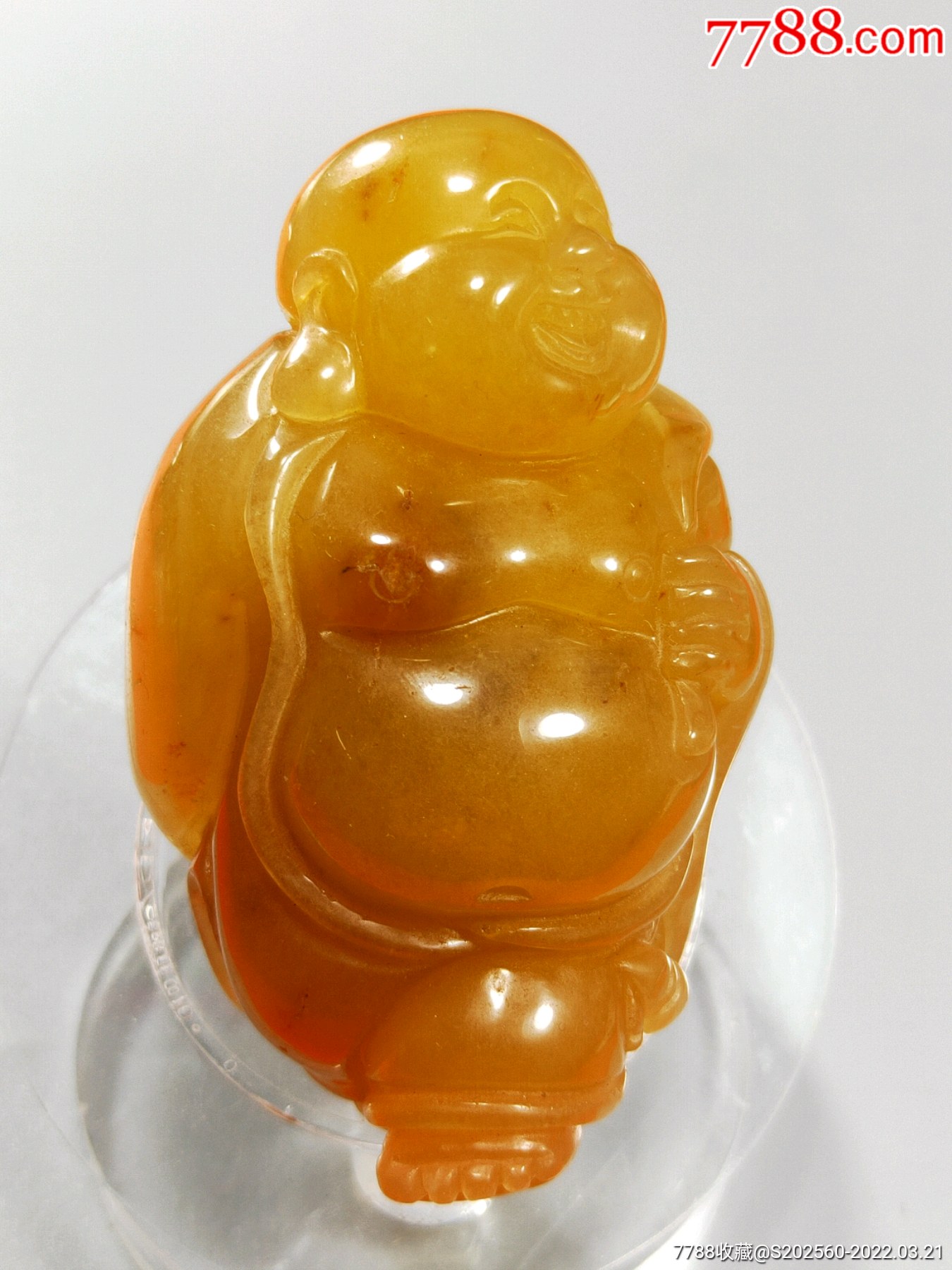 黄龙玉弥勒佛手把件(36039)-价格:188元-se86065205-黄龙玉-零售-7788