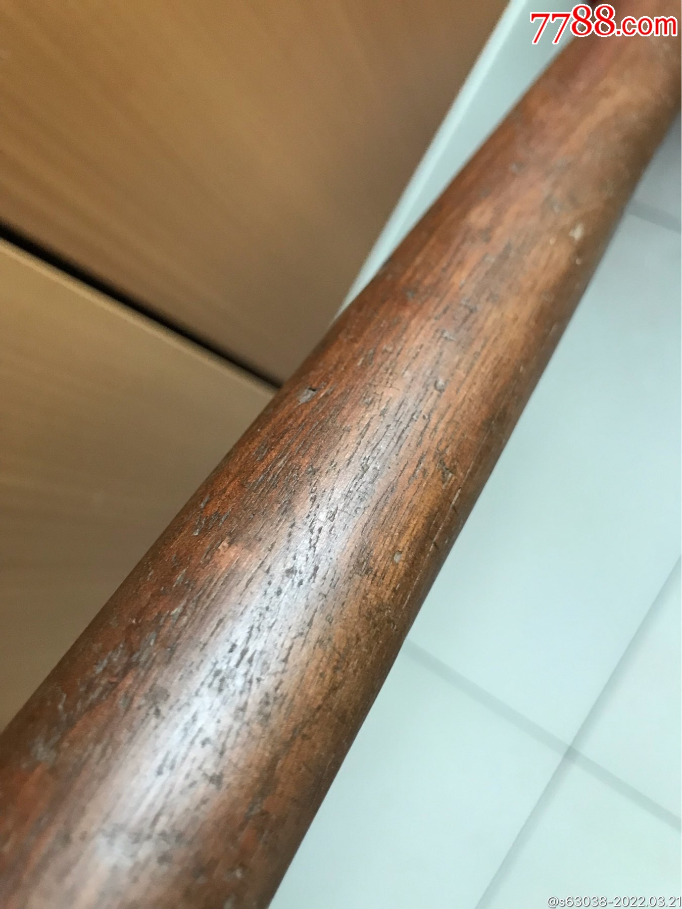 直径34厘米老花梨木棍