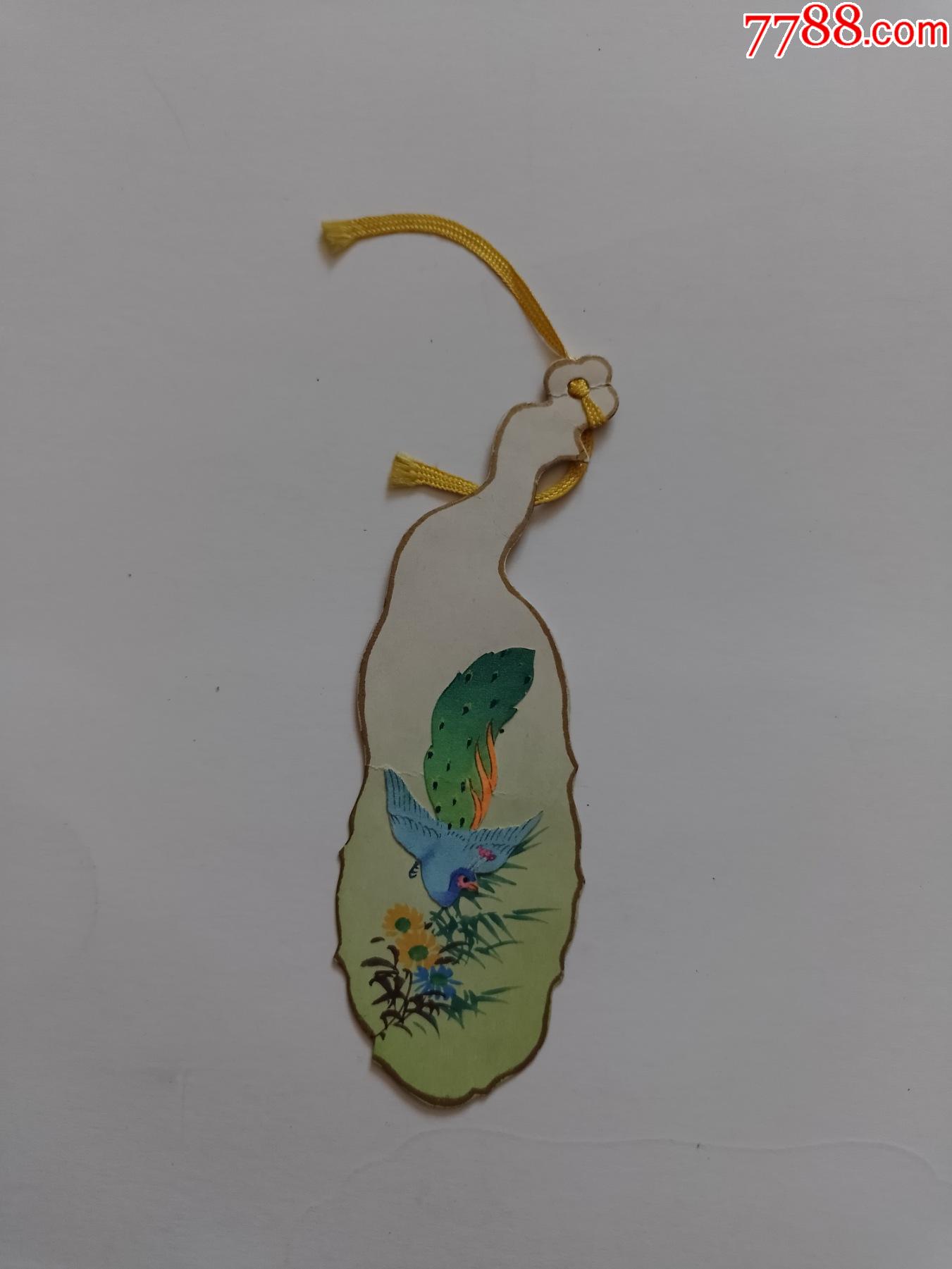 艺术书签凤凰是后粘上的