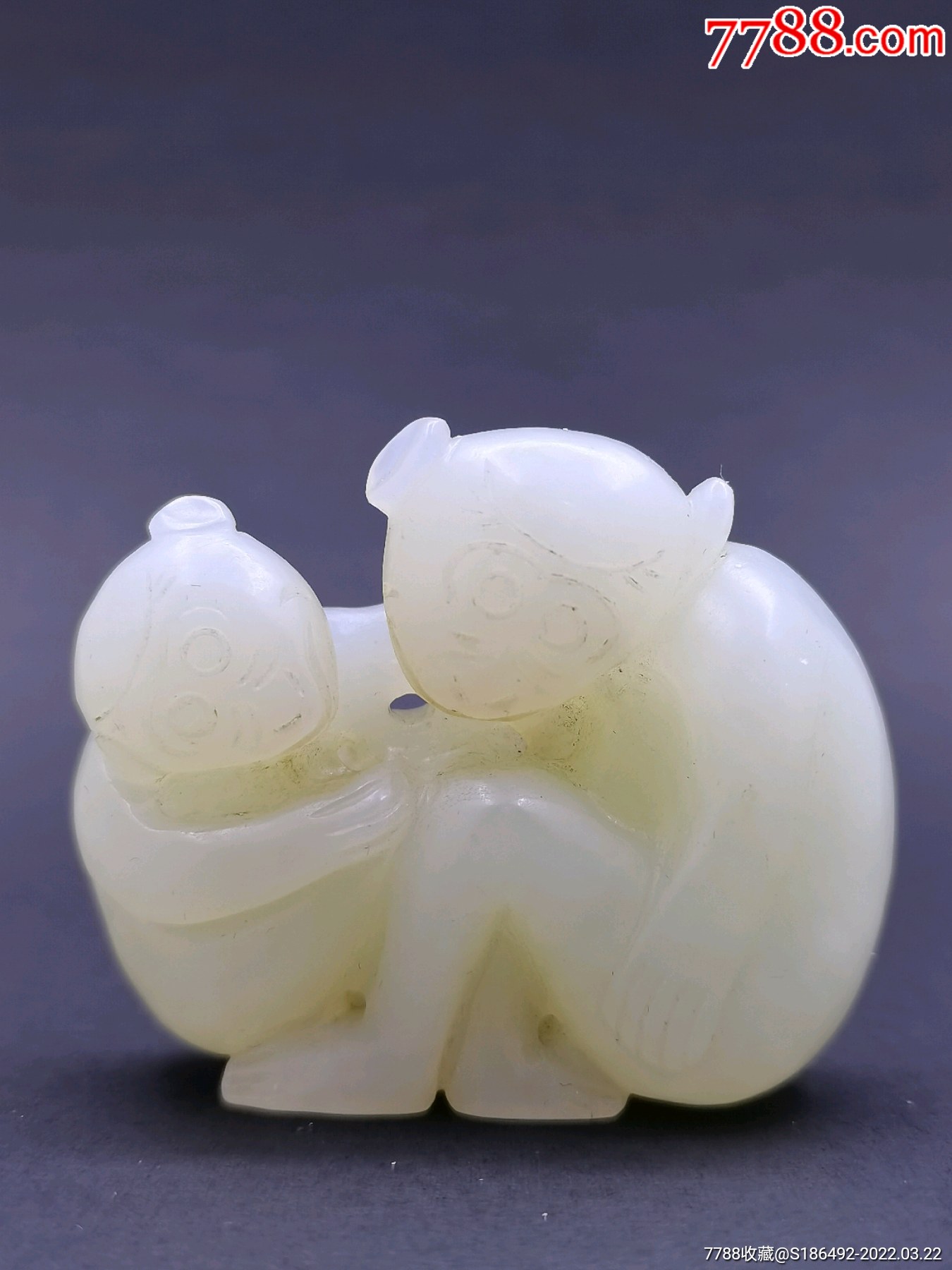 清代玉猴子双猴辈辈封侯_价格1200元_第1张_7788收藏__收藏热线