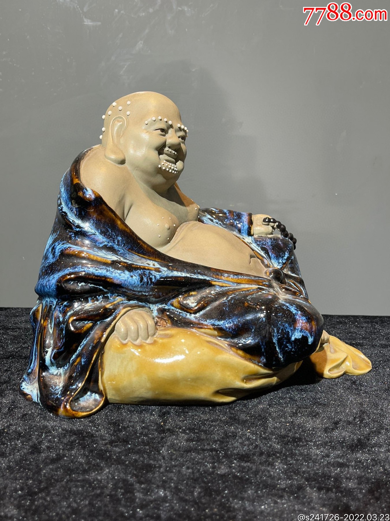 文革石湾窑布袋弥勒佛