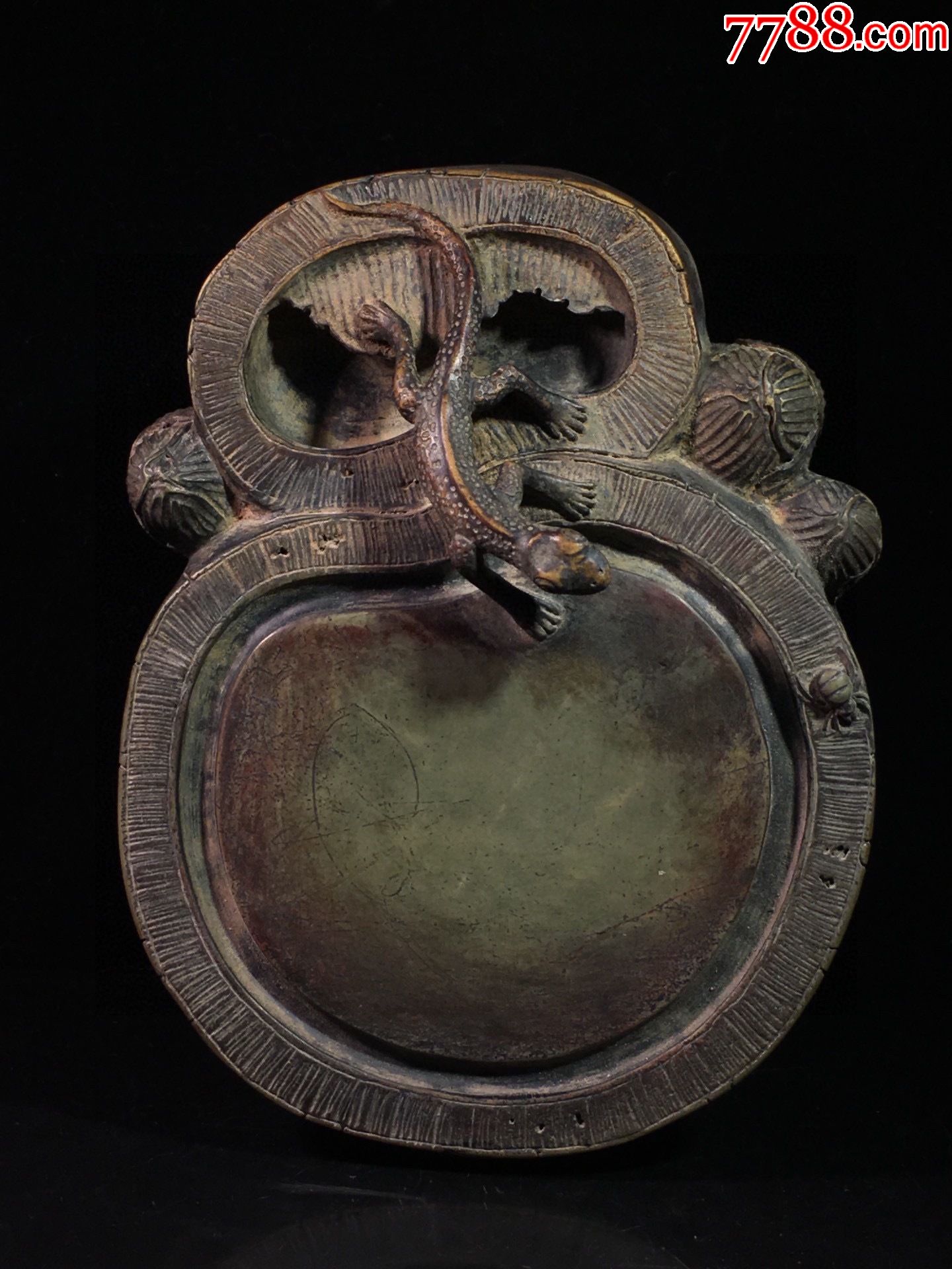 绿端石砚节节高升-端砚-7788商城__七七八八商品交易平台(7788.com)