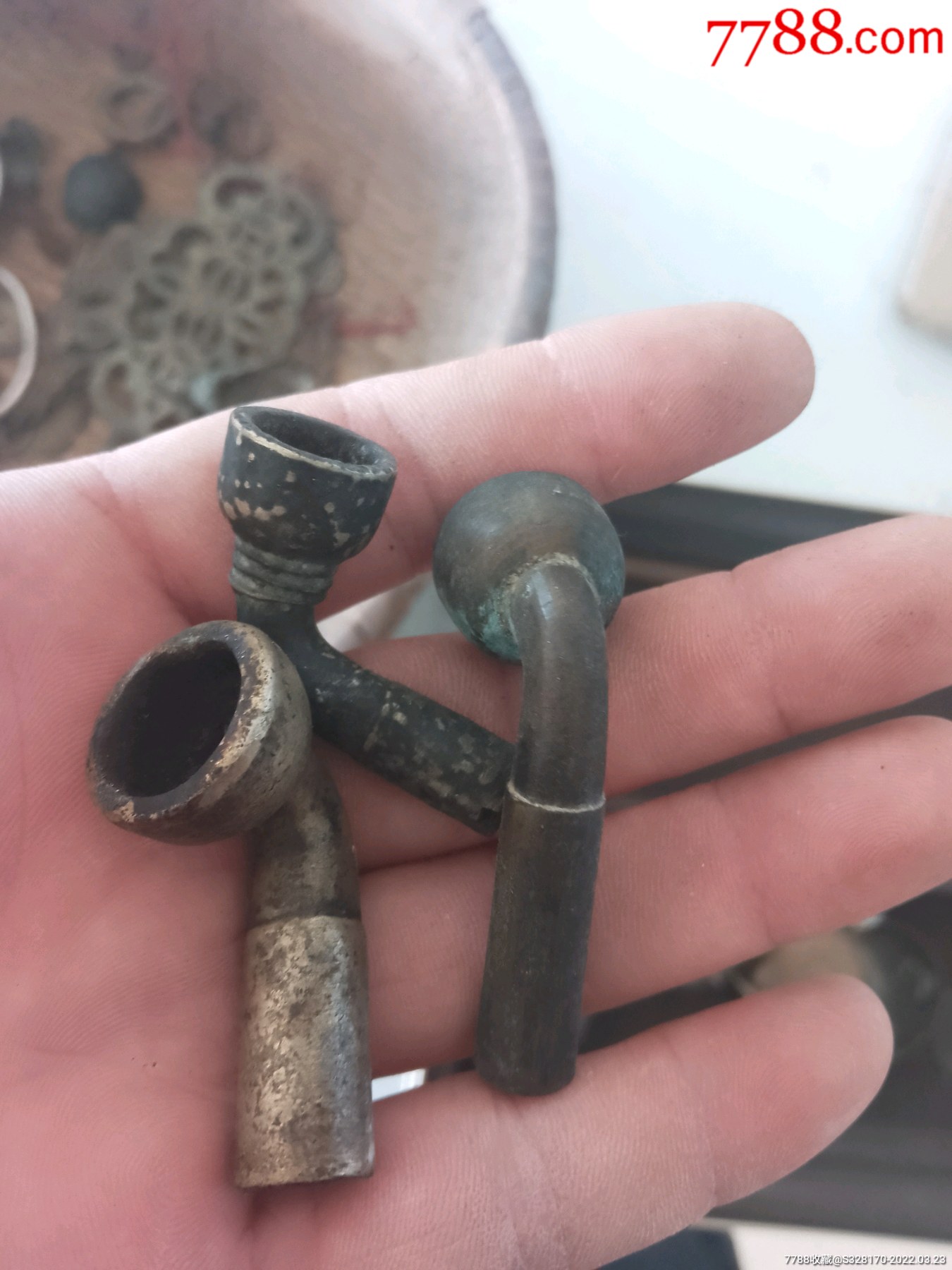 铜烟袋锅3个_价格120元_第1张_7788收藏__收藏热线