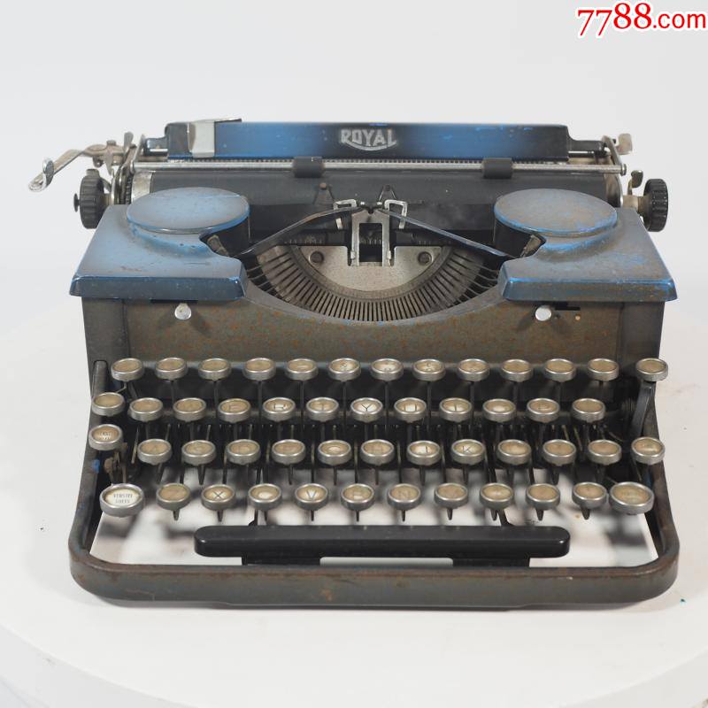 怀旧民国西洋古董royal机械英文打字机功能正常金属打印机1940年