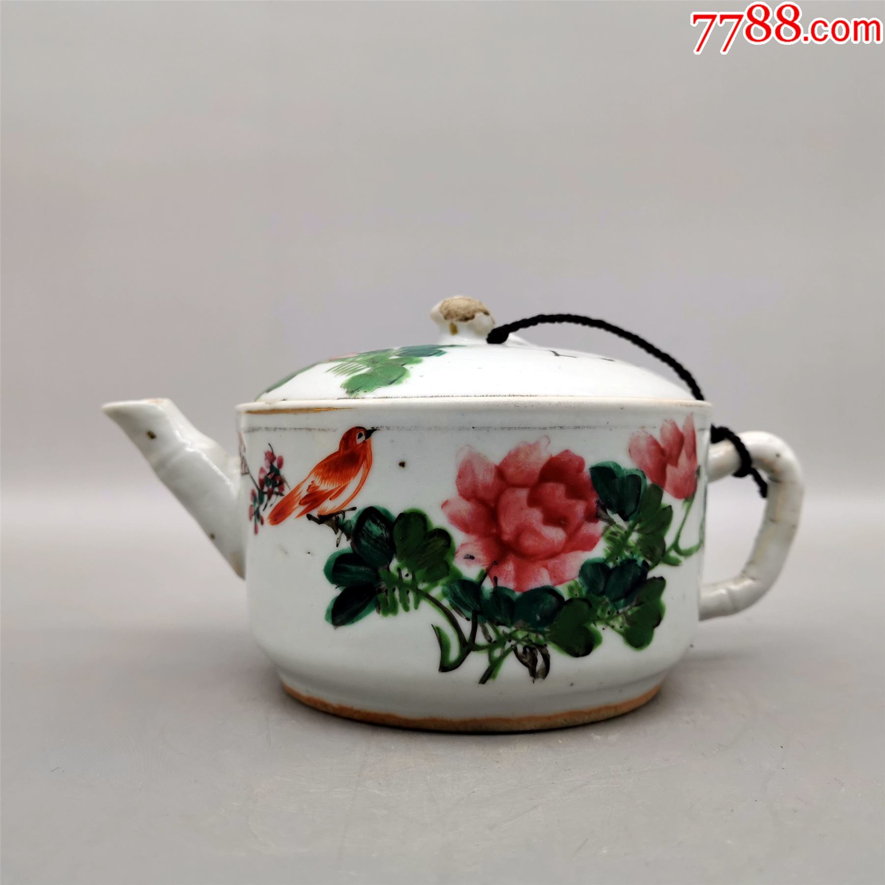 民国粉彩花鸟壶_价格1380元_第1张_7788收藏__收藏热线