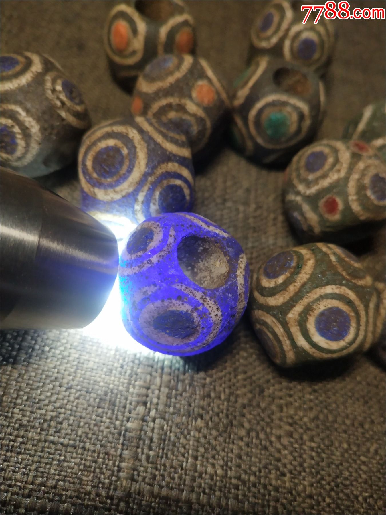 琉璃蜻蜓眼-琉璃珠/球-7788玛瑙收藏