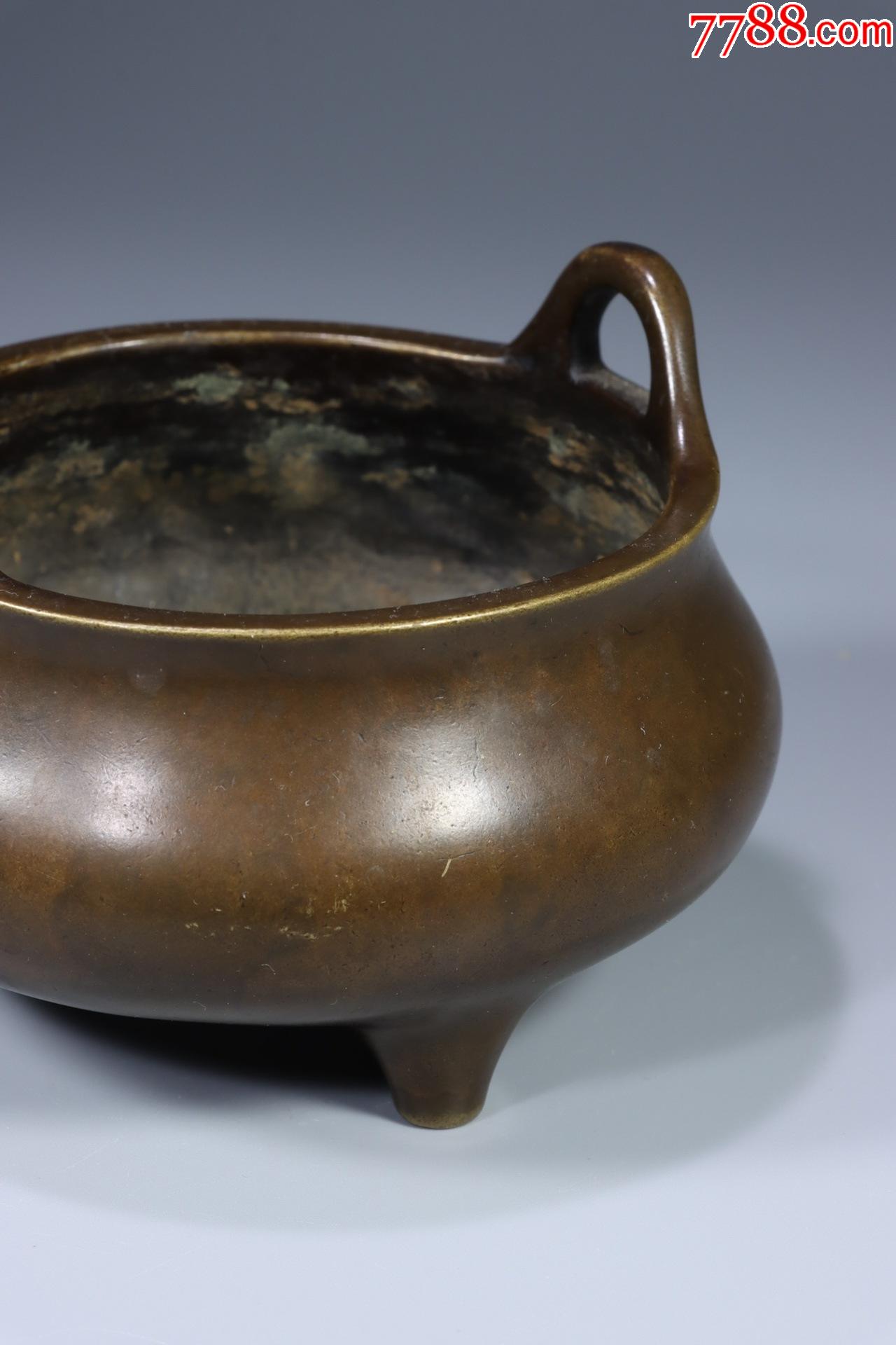 大明宣德年制冲天耳小琴炉