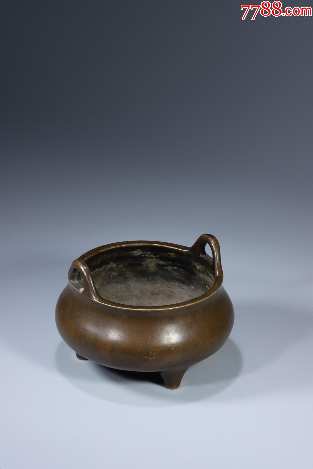 大明宣德年制冲天耳小琴炉