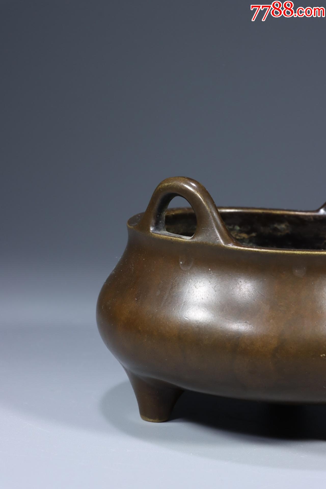 大明宣德年制冲天耳小琴炉