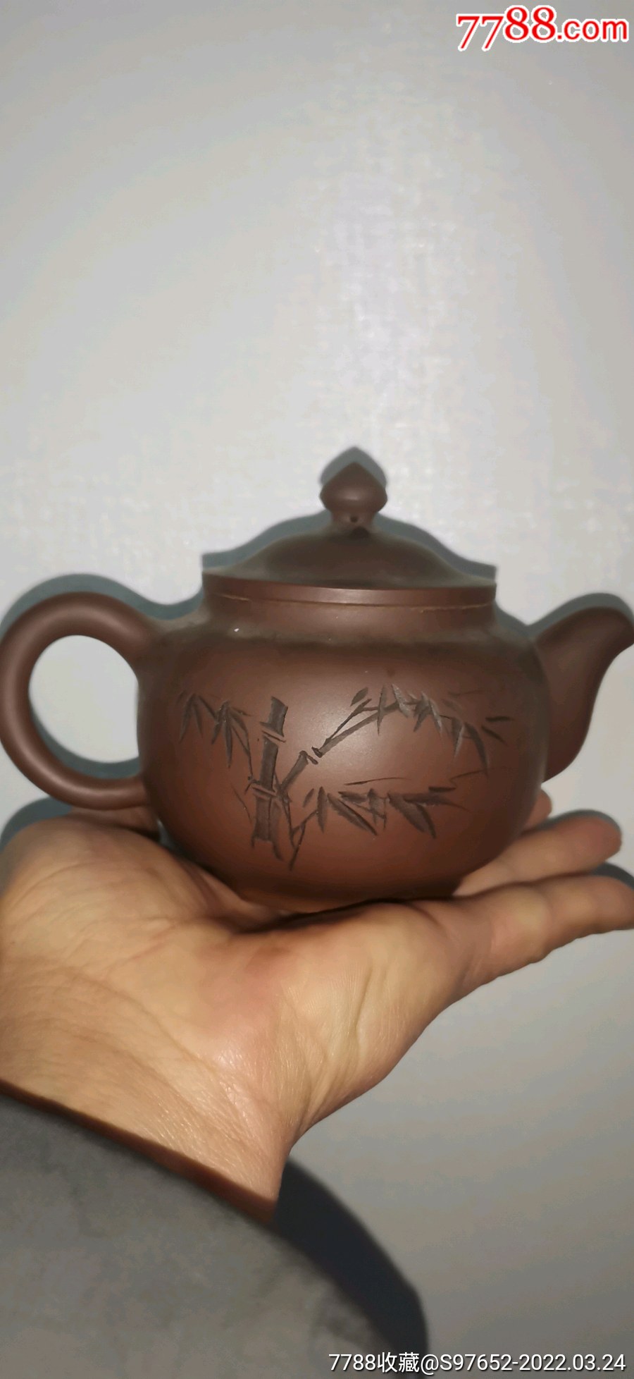 任小松刻壶_紫砂壶_文明古国【7788收藏__收藏热线】