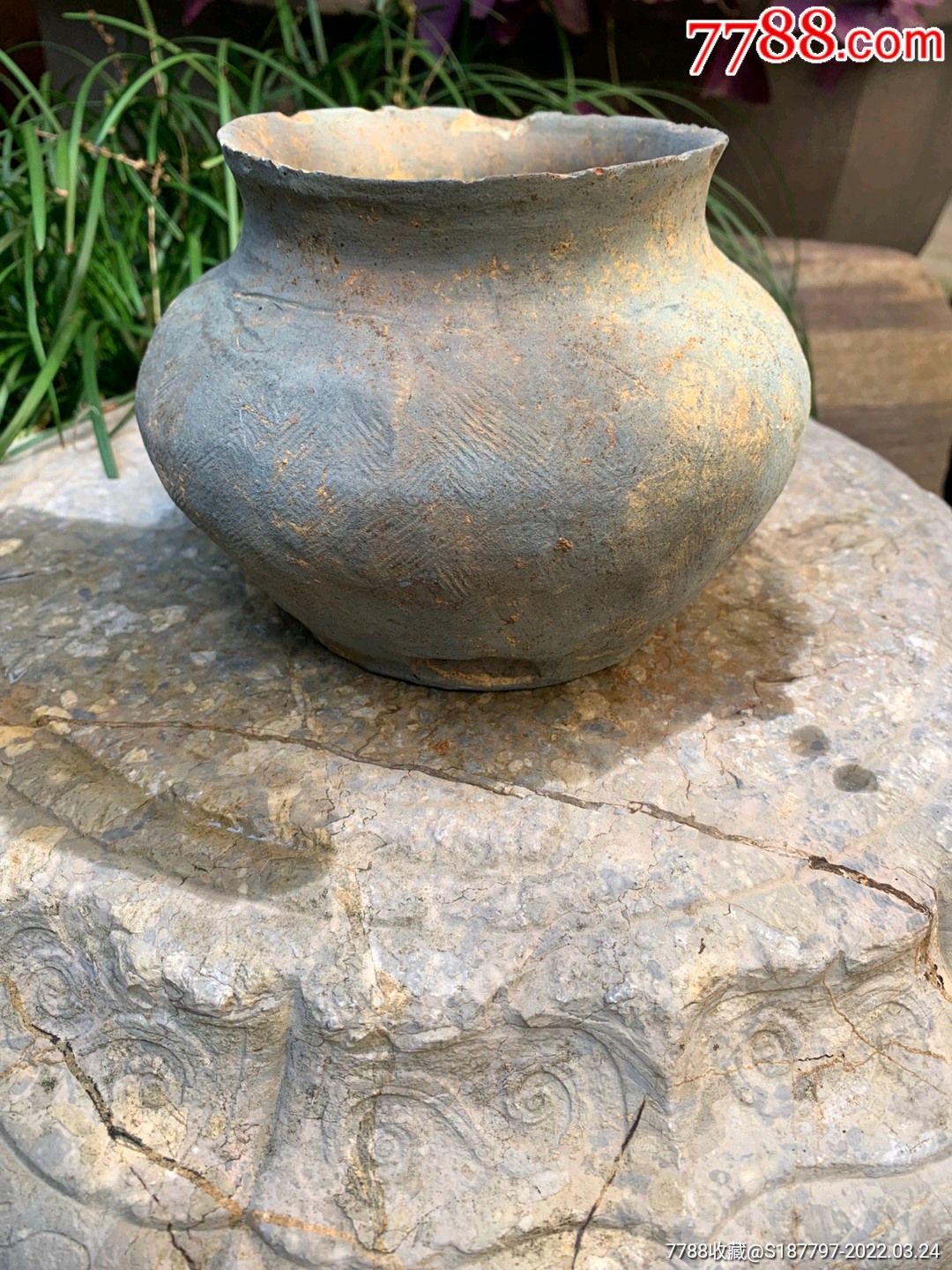 战国印陶罐-价格:980元-se86114538-灰陶-零售-7788漆器收藏