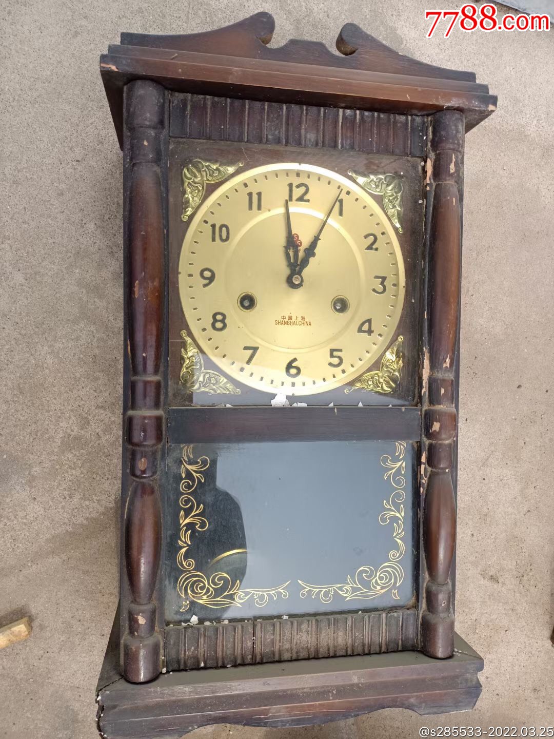 鎏金老座钟-价格:200元-se86139051-座钟/落地钟-零售-7788收藏__收藏