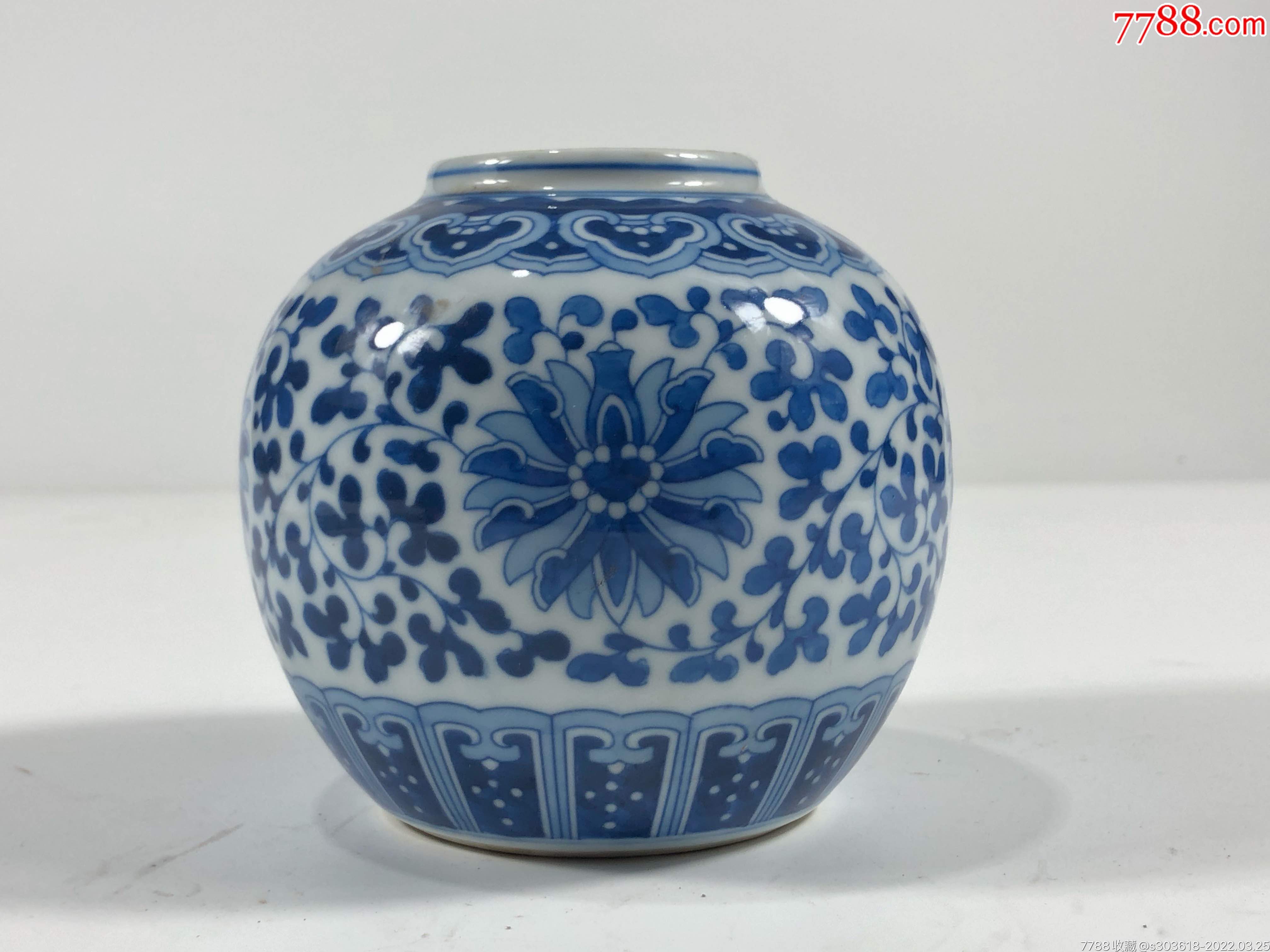 品名民国青花罐