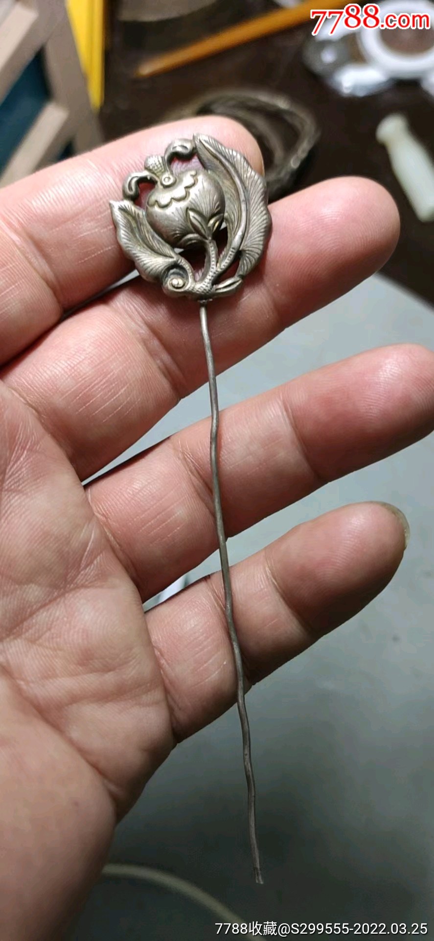 清代银簪漂亮亮月亮月亮月亮月亮