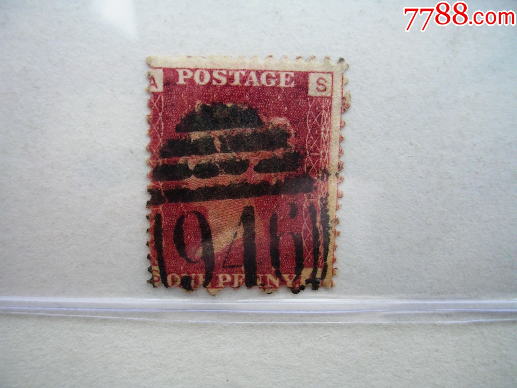 英国名品雕版红便士编码assa实物拍摄品种品相如图