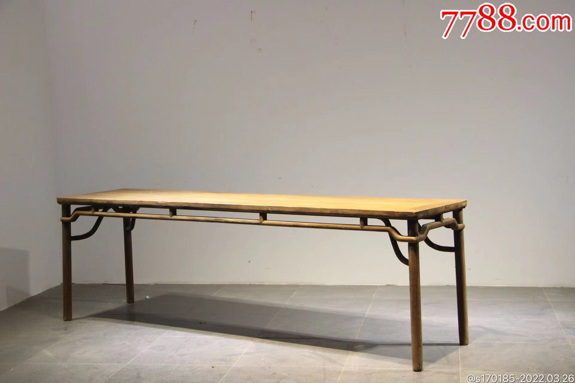 经典明式画案制式漂亮木质楠木尺寸6526582品相如图茶楼