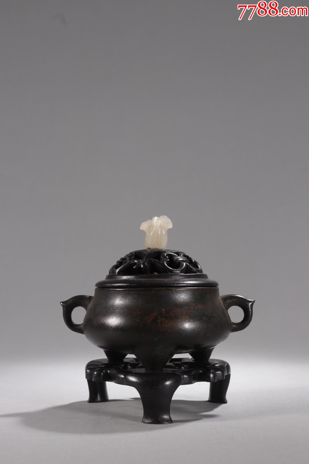 "商品>>>>￥2,6009品99铜胎兽耳三足香炉