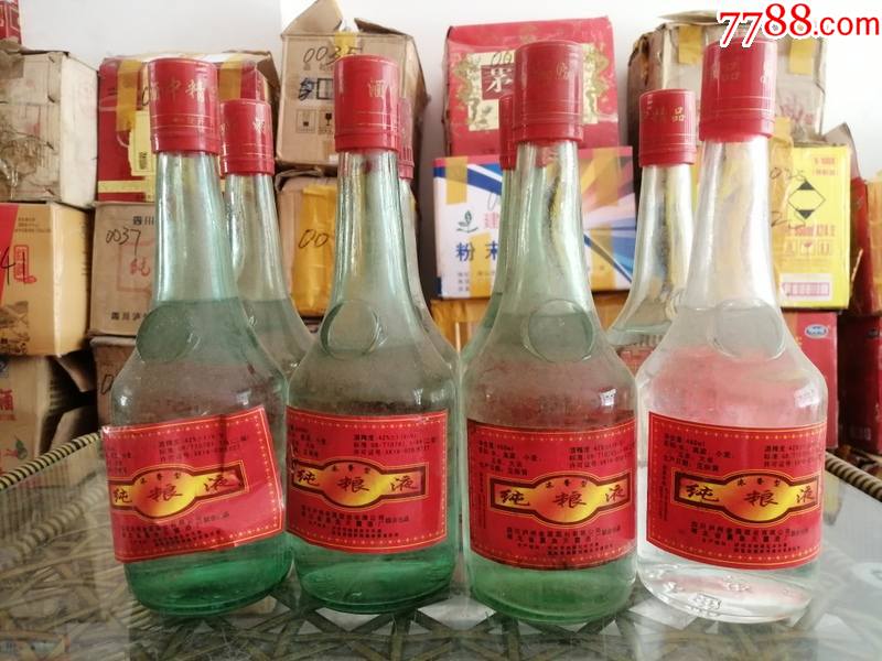 纯粮液2000年左右42度480ml8瓶