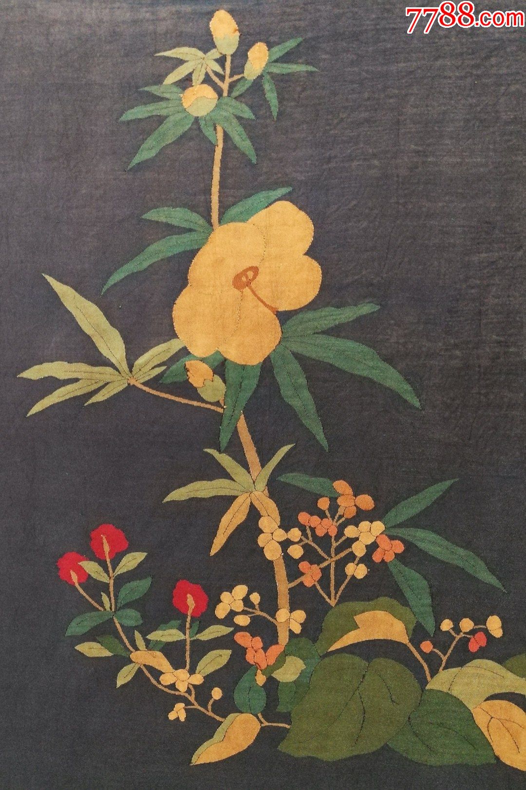 缂丝双兔图镜芯-价格:18000元-se86161207-其他织绣画-零售-7788收藏