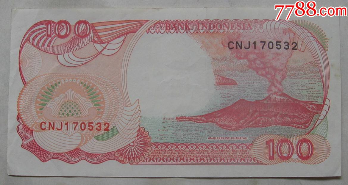 印度尼西亚纸币100卢比
