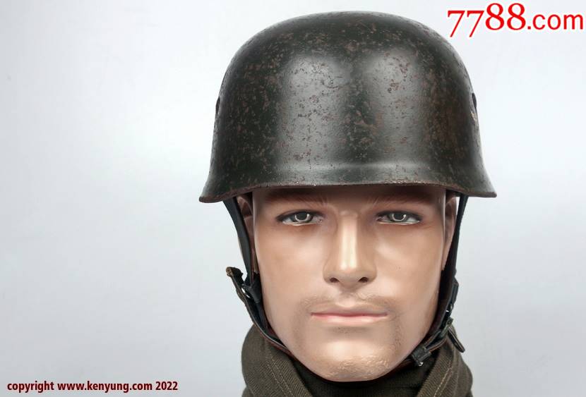 二战德国伞兵m38钢盔et684228