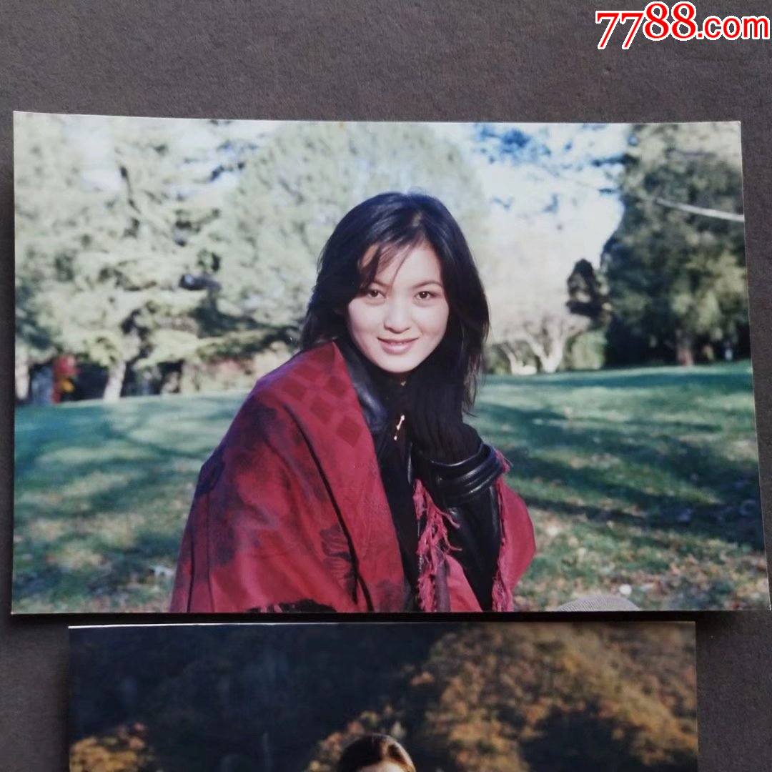 原版明星照片女演员周卿原版照片3张周卿毕业于解放军艺术学院mx028