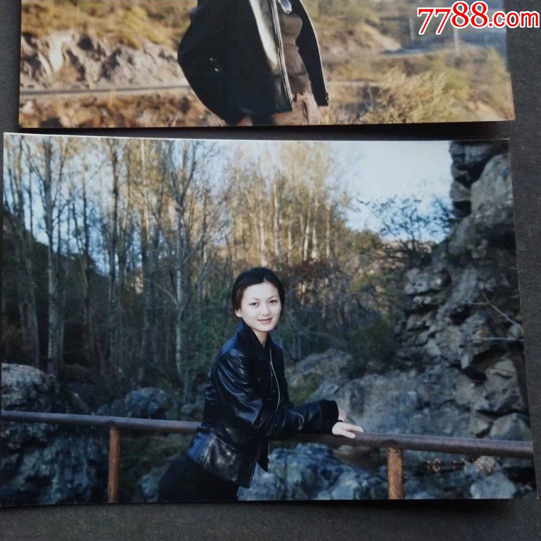 原版明星照片女演员周卿原版照片3张周卿毕业于解放军艺术学院mx028