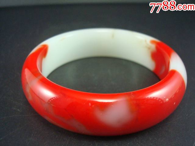 鸡血红手镯_其他玉石/玉器_第1张_7788画册网