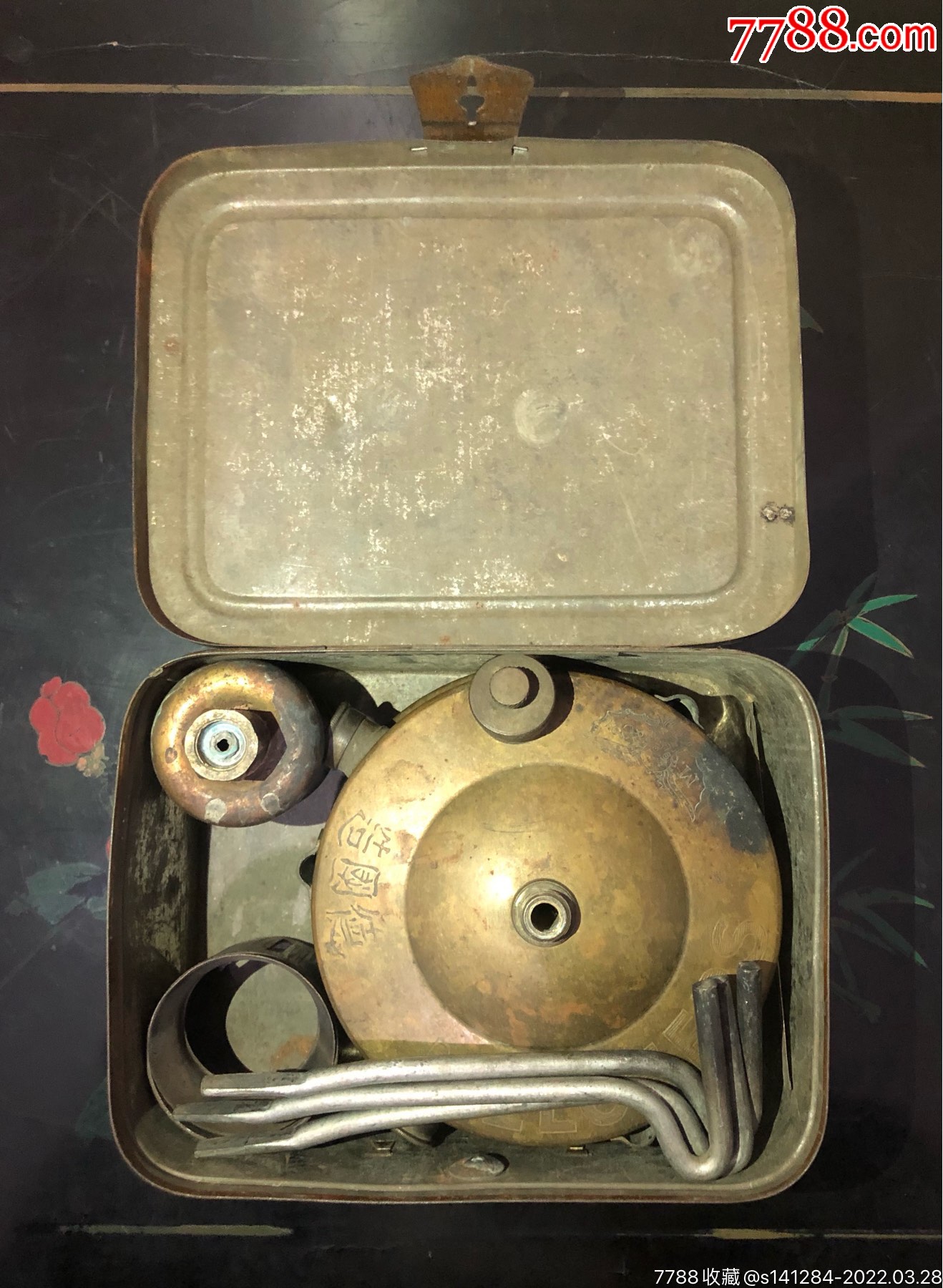 民国二战时期德国产美最时煤油炉带原包装金属盒