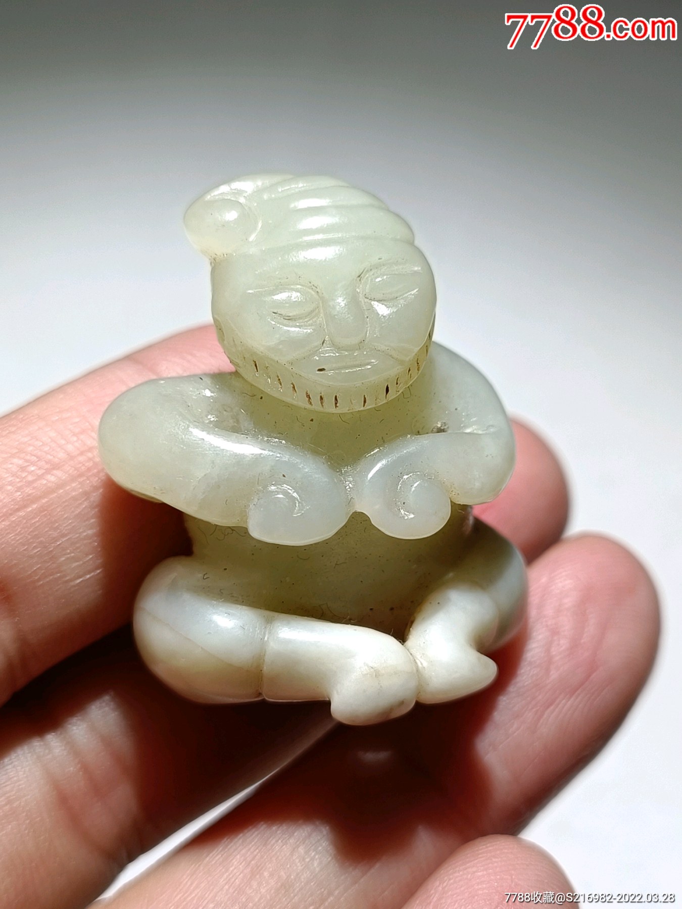 和田青白玉玉胡人