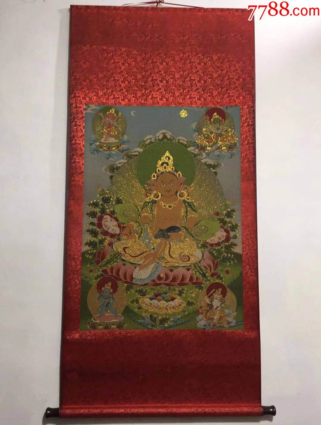 织锦装裱中堂【佛】146x69cm_织锦画_图片欣赏_收藏价值_7788漫画原稿