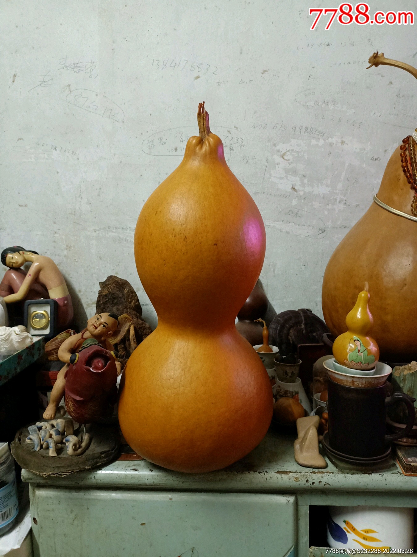 大葫芦摆件厚皮响籽