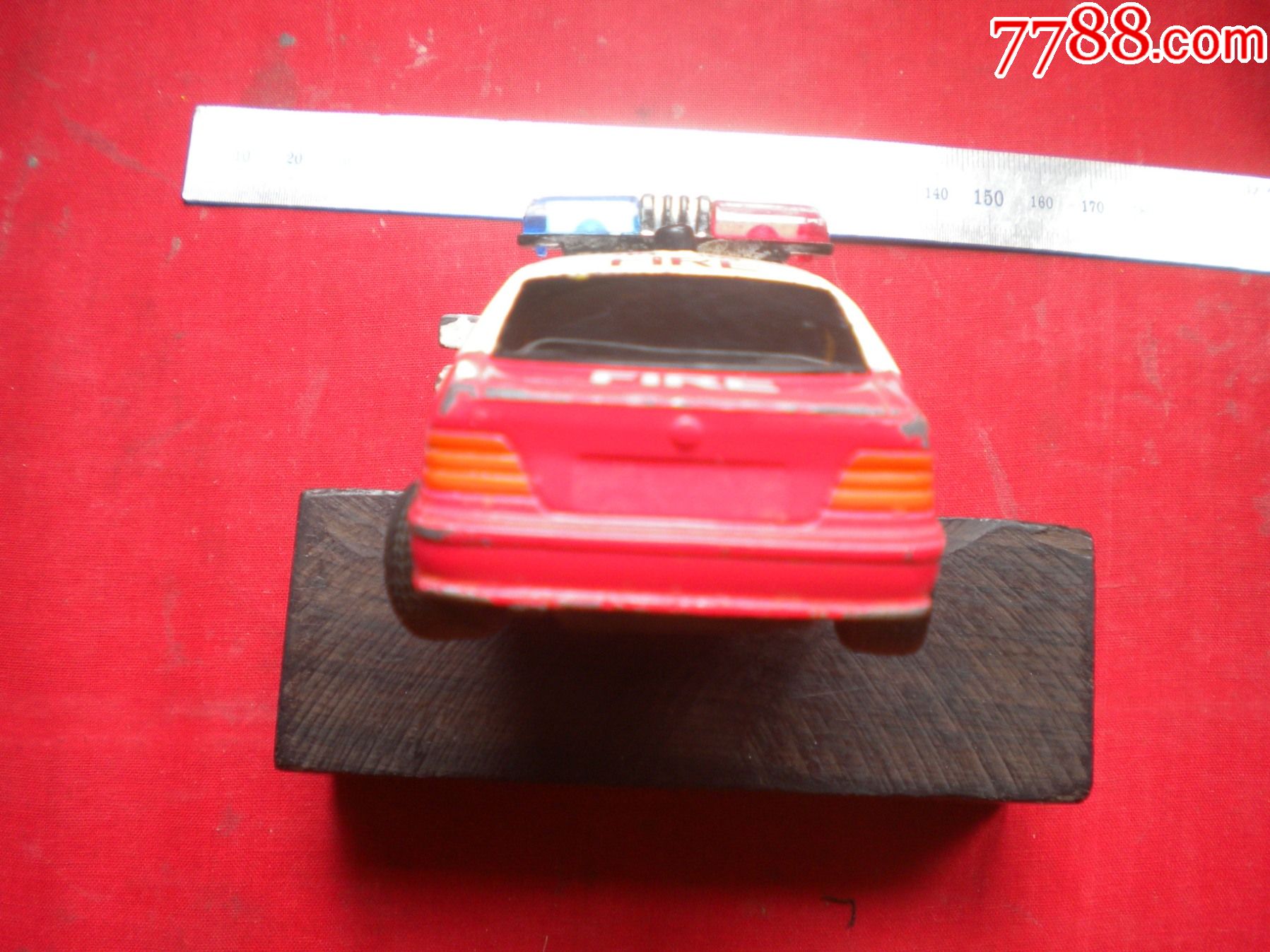 《紅色消防小轎車模型》車門可開，長12厘米寬5厘米，中國制造出品8品，N2919_價格10元【盛京萬泉書店】_第5張_7788收藏__收藏熱線