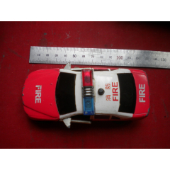 《紅色消防小轎車模型》車門可開，長(zhǎng)12厘米寬5厘米，中國(guó)制造出品8品，N2919(se86221180)_盛京萬(wàn)泉書店