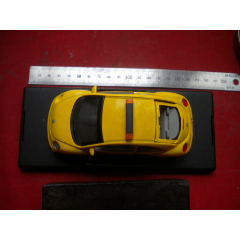 《黃色小轎車模型》車門可開帶底座，長(zhǎng)12厘米寬5厘米，中國(guó)制造出品8品，N292(se86221276)_盛京萬(wàn)泉書店