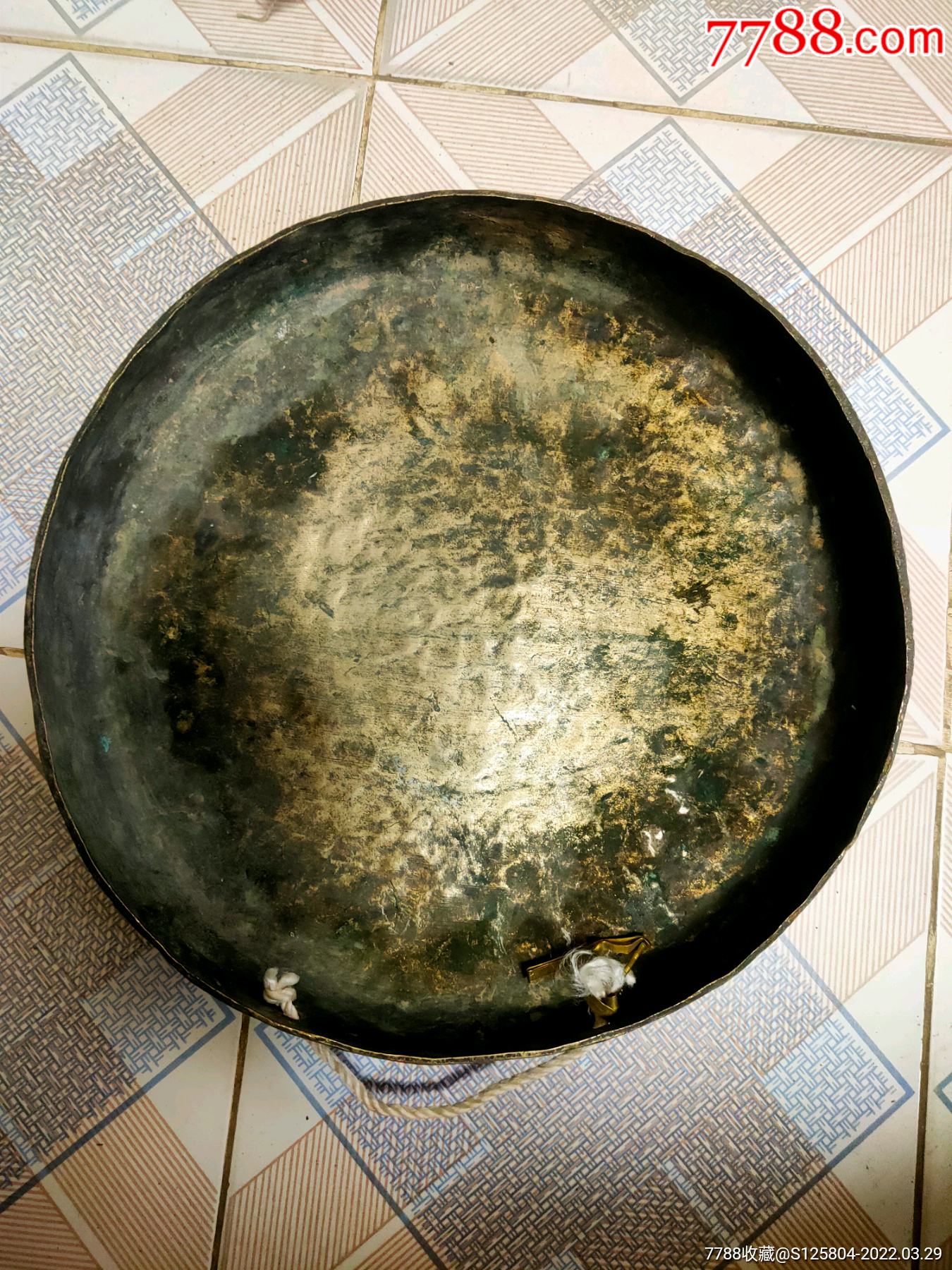 清代手工铜锣