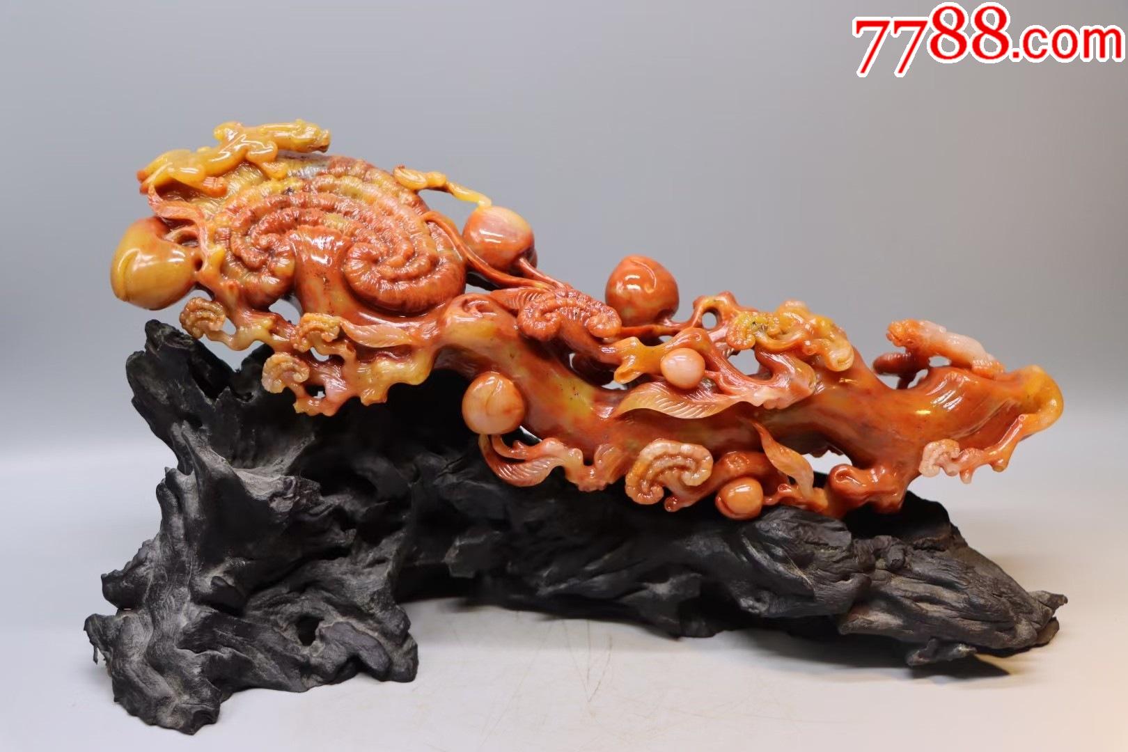 寿山芙蓉石如意