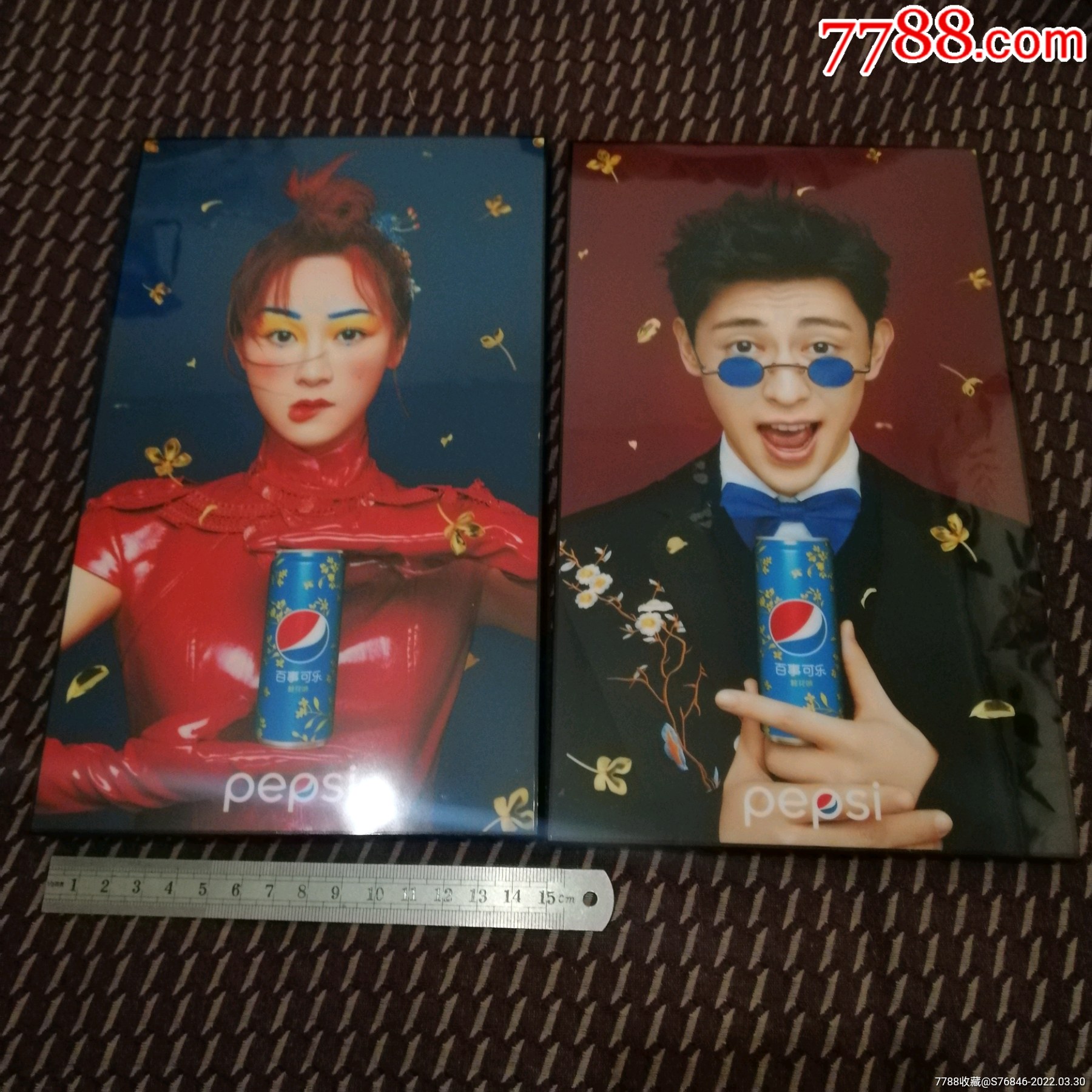 百事可乐桂花味展示架一对好品