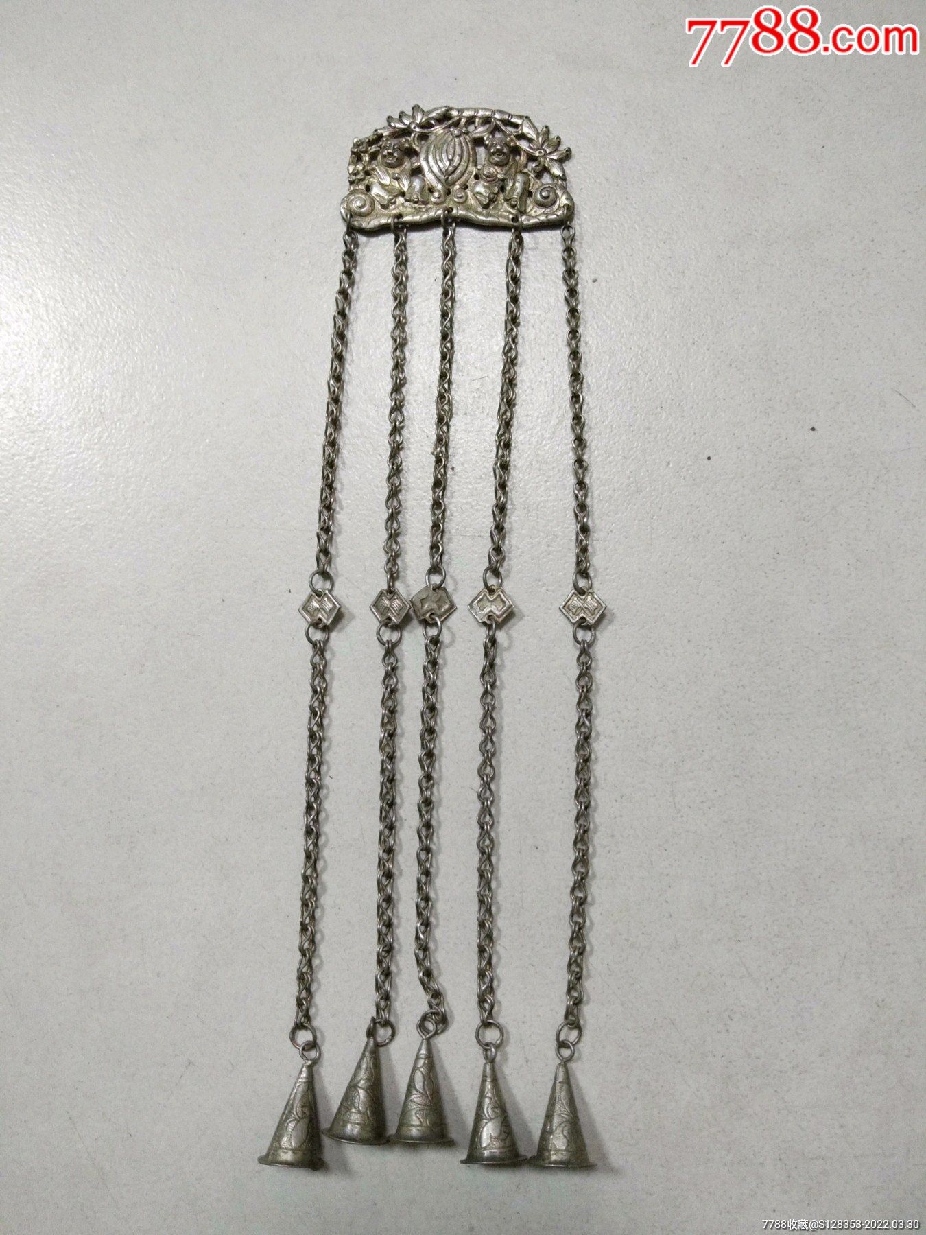 清代银挂件有款苏工重量33克银质包浆品相特美可挂藏送礼终生包老