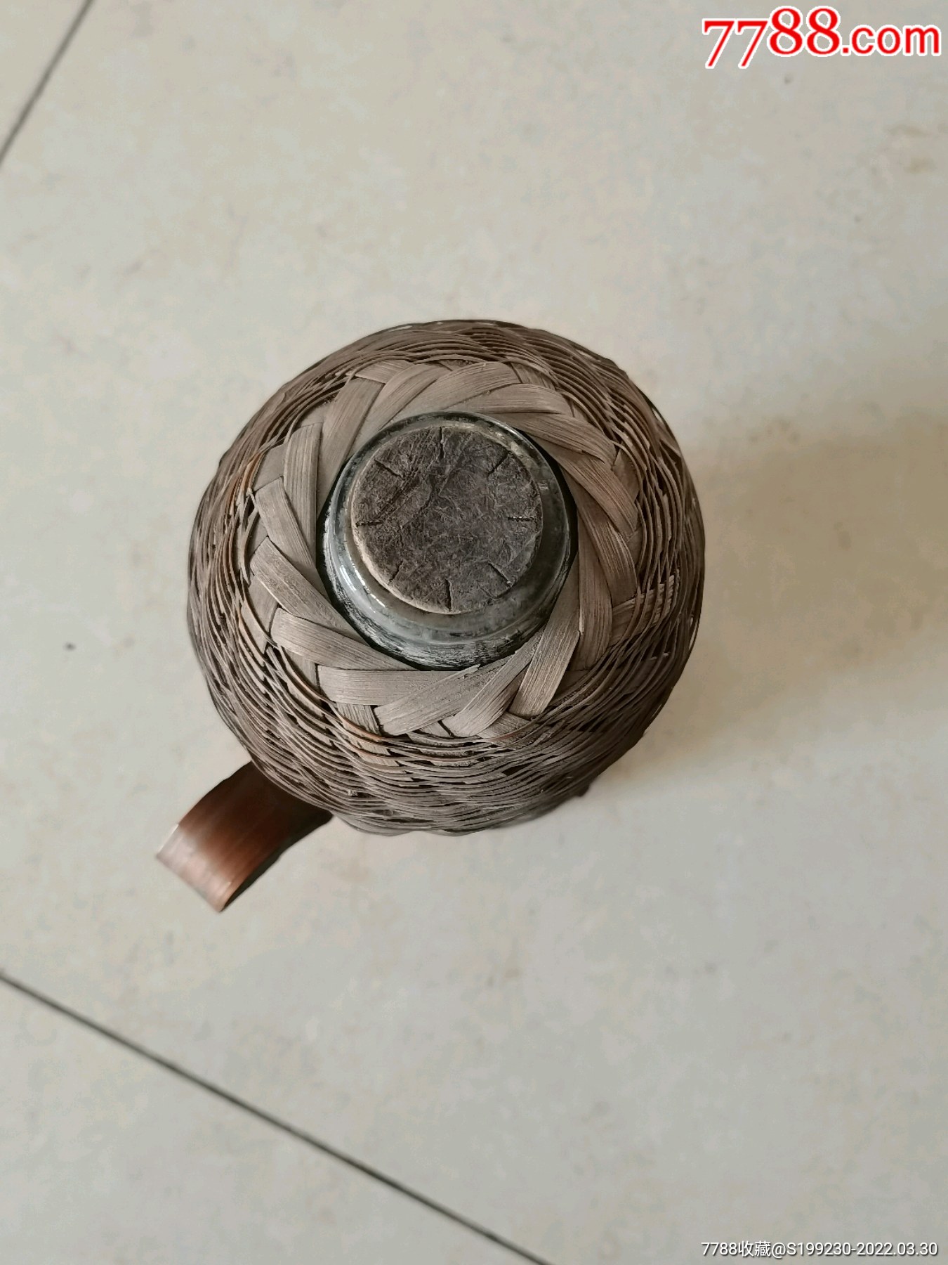 竹编老暖瓶竹编老保温瓶怀旧竹编热水瓶