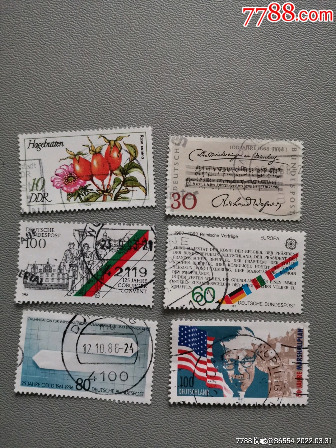 国外专题旧邮票5885