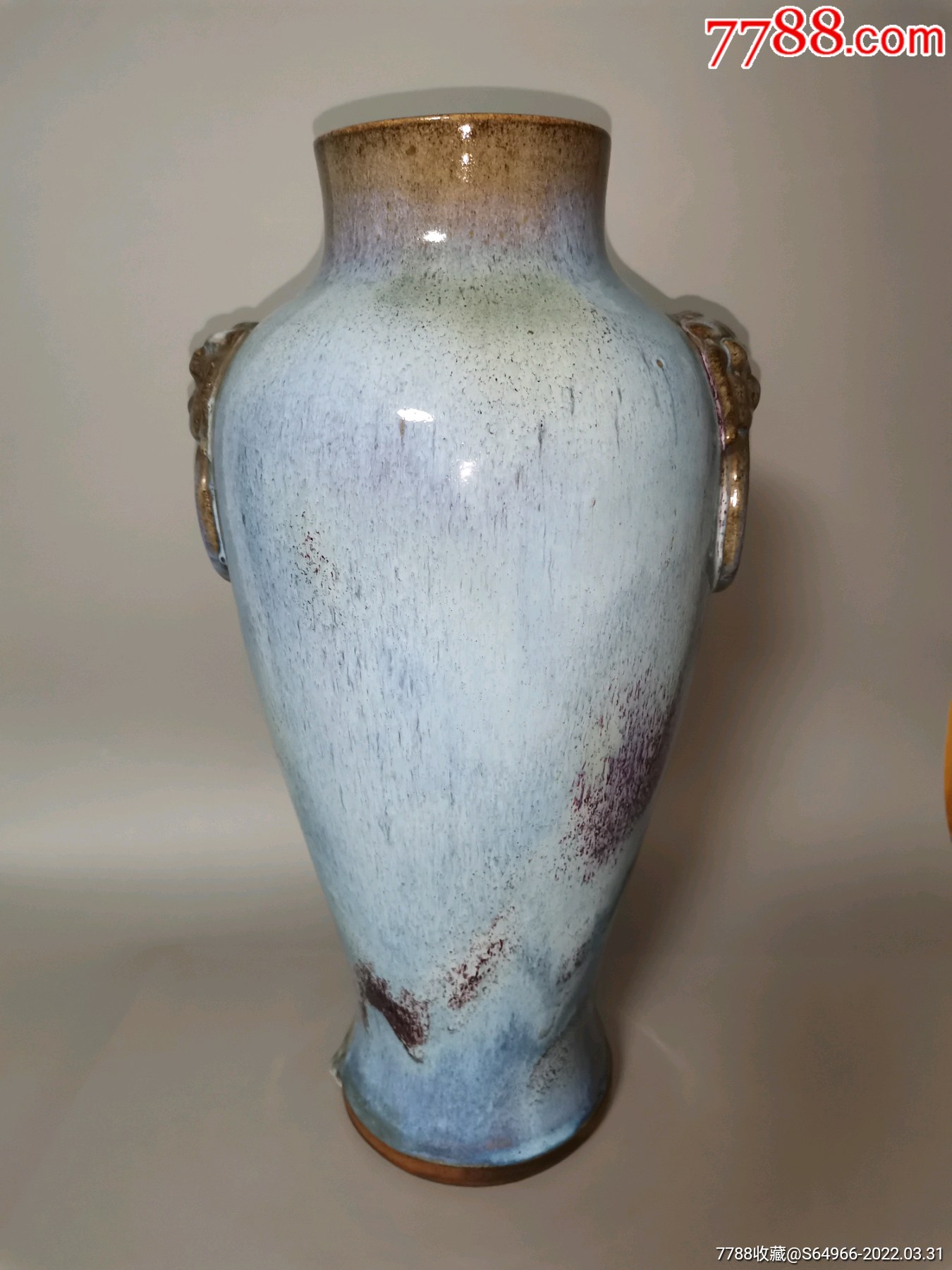 50年代钧瓷花瓶图片图片