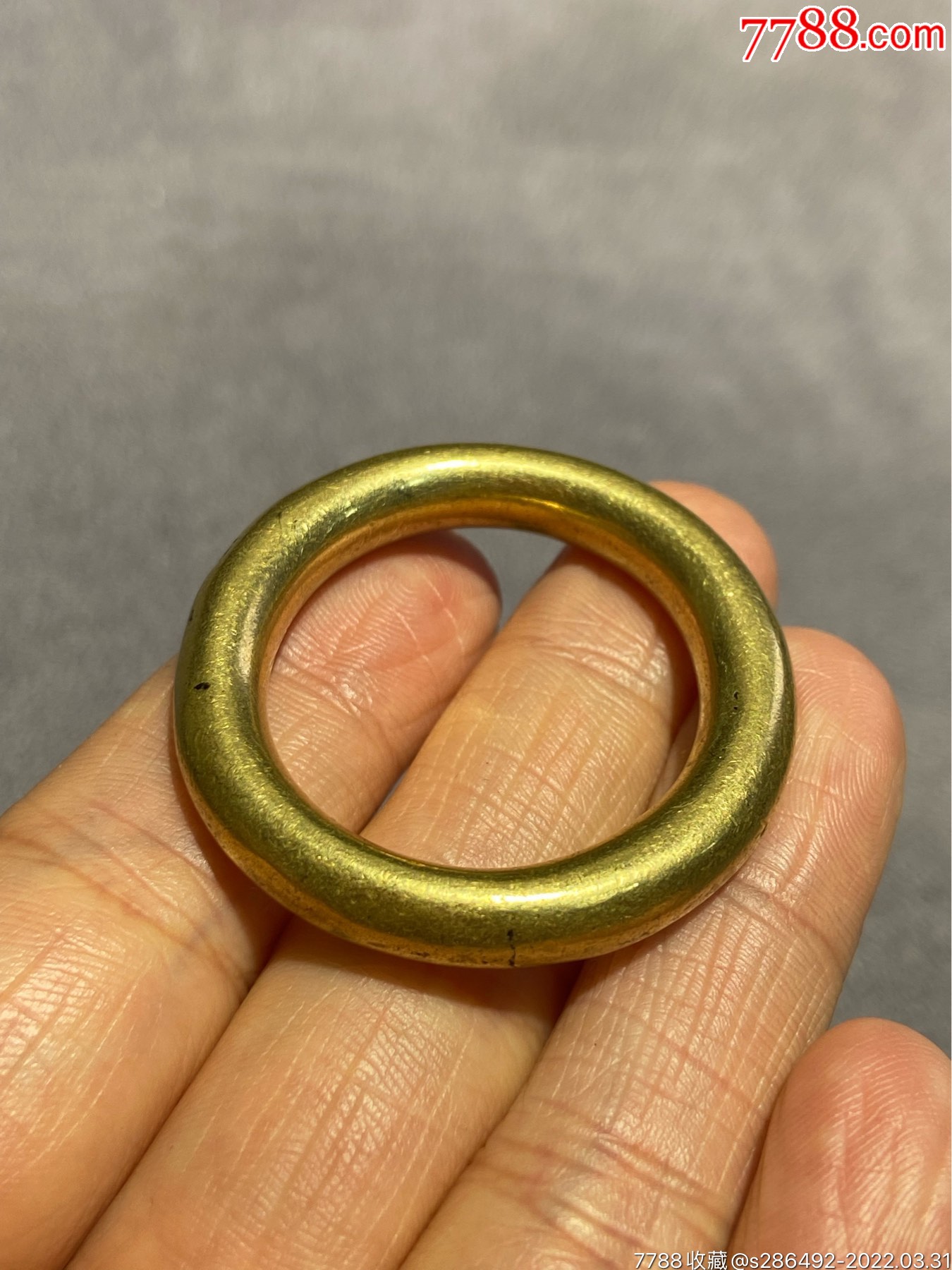 藏传黄金利马铜袈裟环