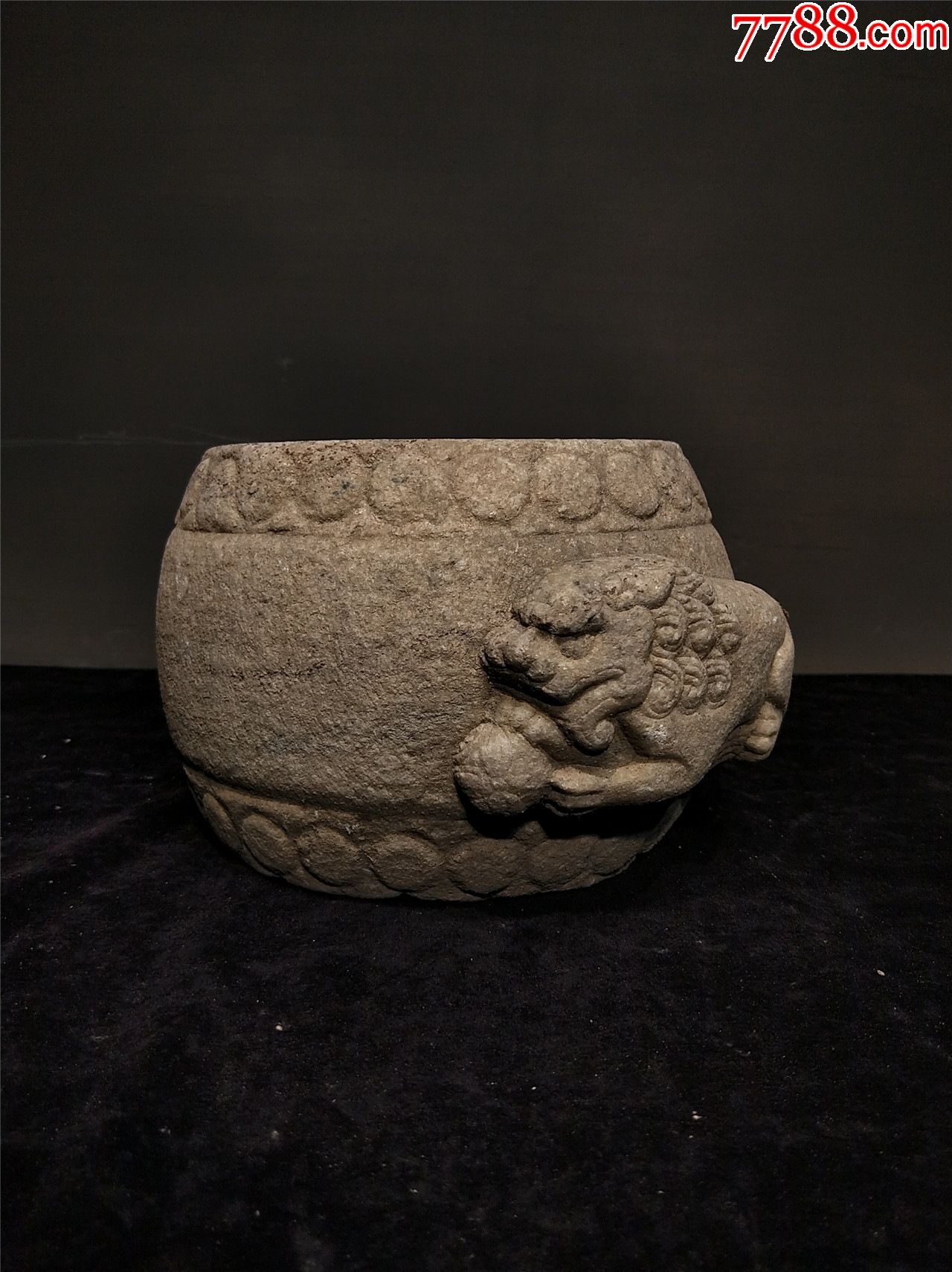 清汉白玉狮子石鼓_价格1888元_第1张_7788商城__七七八八商品交易平台