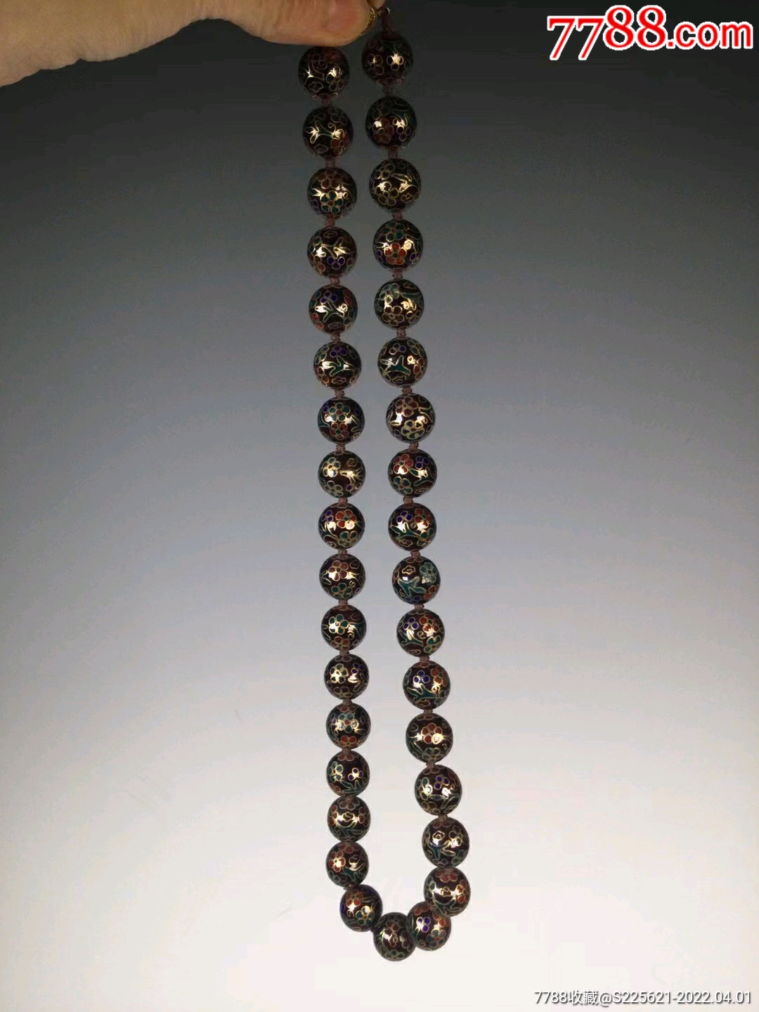 创汇时期景泰蓝项链