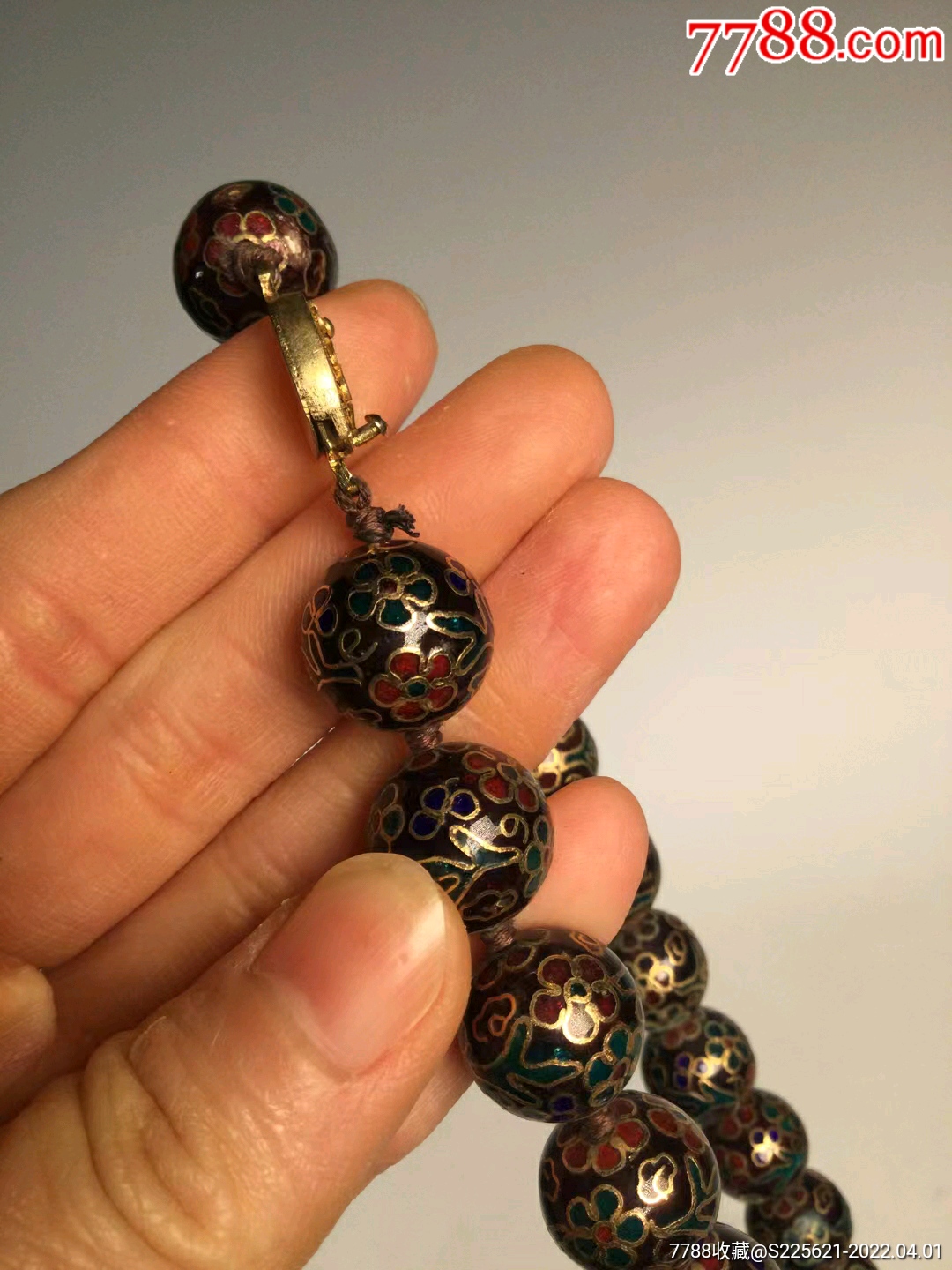 创汇时期景泰蓝项链