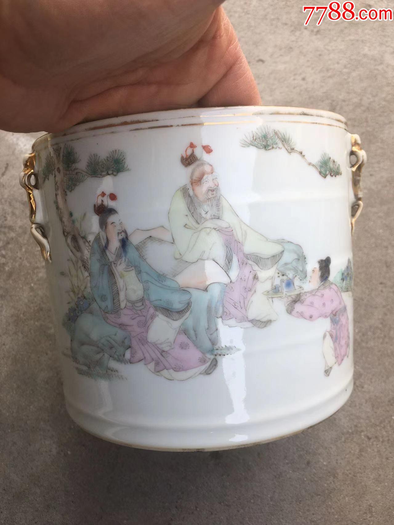 全美品民国名家罗仲林罐