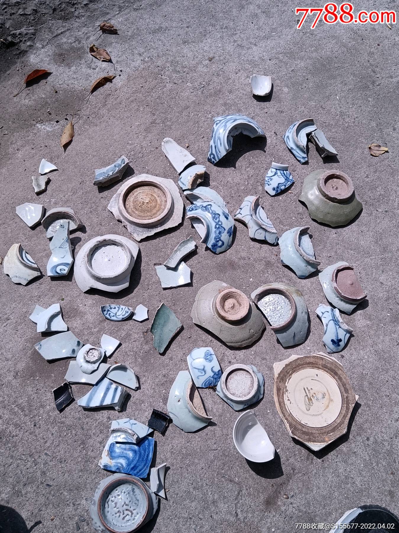 老瓷片一组同出