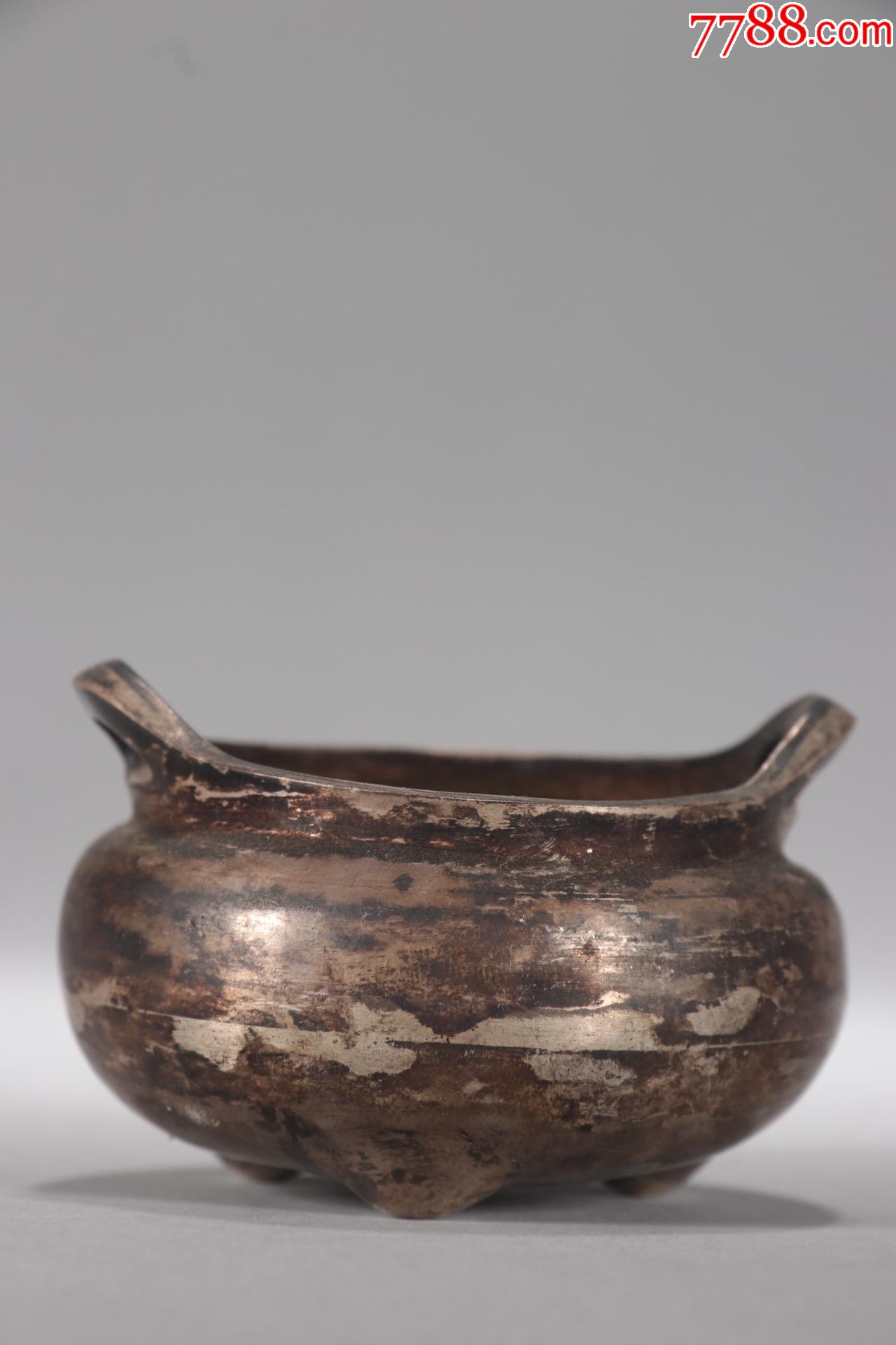 民国足银桥耳香炉