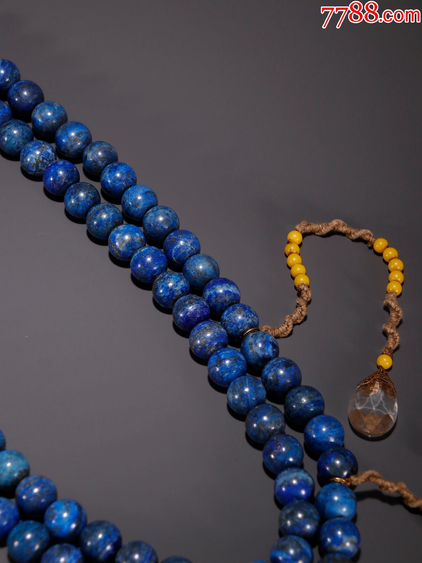 旧藏青金石108子朝珠